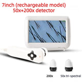 Portable Charging Model Scalp Detector 7 Inches High-definition All-in-one Machine Skin Facial Analyzer Home Skin Hair Analyzers