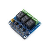 Raspberry Pi 4B Relay Expansion Board - 3/8 Channel Smart Home Module with Optocoupler Isolation (5V Input)