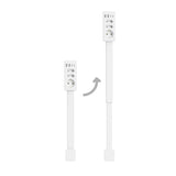 Power Outlet Extender Retractable Socket Supports 20W Fast Charging Features USB-A USB-C 3 AC Power Outlets Extends 47-67cm