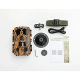 4K 48MP Outdoor Wild Trail Camera Photo Traps with Bluetooth&WiFi APP Control IR Range 20m/85ft Control Remote For Hunting
