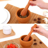 Pressing Garlic Mashed Garlic Mashing Pot Manual Mashing Medicine Pot Jujube PP Material Pounding Garlic Mortar Kitchen Grinder