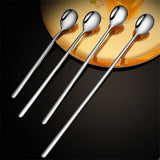 20pcs 304 Stainless Steel Coffee Spoon Long Handle Stirring Spoon