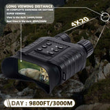 Balever-Infrared Night Vision Goggles, Binocular with 4X Digital Zoom, 500 Meters View Distance in Full Darkness for Spy Hunting