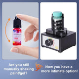Mini Vortex Mixer, DIY/Gundam Model Paint Shaker, Hands-Free, 300~2400rpm, Three-Stage Speed Mix, Suitable 10-100ml Shaker, for