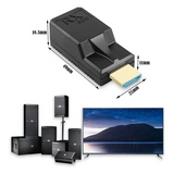 2Pcs 60M -Compatible Extender Rj45 Cat6 Cable 1080P Ethernet Extender Video Transmitter Adapter