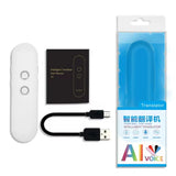 T4 Wireless Smart Translator, portable 97-language two-way real-time instant voice translation APP, Bluetooth multi-language