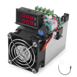 100W Upgraded Electronic Load Meter 1-100V Input Voltage LED Display with Power Lockout Current Display Temperature Protections
