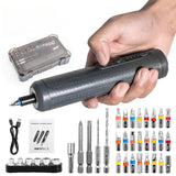 39 Piece Set Mini Cordless Screwdriver Precision Electric Screwdriver Set Home Repair Installation Electric Tools Power Tool Set