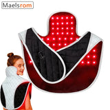 Infrared Red Light Therapy Pad Neck Shoulder Pain Relief Wrap for Back Muscle Recovery Portable Home Use Pad Chronic Management