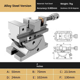 High Precision 2-Inch Universal Grinder Precision Vise Screw Sine Slope Adjustable Angle Screw Tool Precision 0.005mm