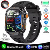 HT36 Smart Watch 2.01 Inch IPS Screen With Flashlight Heart Rate Monitor Waterproof Bluetooth Bracelet Outdoor Sports Smartwatch