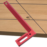 300mm CrossLine Calibration Ruler T-Type Scribing Marking Gauge Aluminum Alloy Height Gauge Woodworking Measuring Ruler