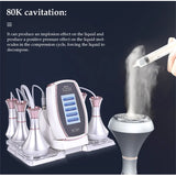 6 in 1 80k Cavitation Massager Machine Cellulite Removal Face Sculpting Tool Cavitation Rf Machine