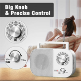 Portable AM FM Radio With Long Range Reception, Transistor Radio With Big Speaker,Battery Operated Or AC Power