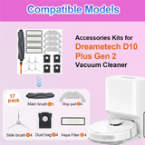 For Dreame D10 Plus Gen 2 Robot Vacuum Cleaner Replacement Parts Accessories Kit