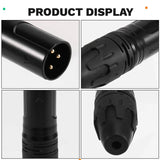 DIY Microphone XLR 3 Pin Male Plug Connector Cable Solder Plug 10Pcs MIC Adapter Earphone Light For Speaker Transmission