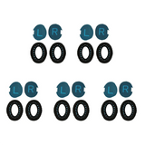 10X Replacement Earpads Ear Pad Foam Ear Pad Memory Foam Replacement Ear Cushion For Bose,AE2-W Headphones. Black&Blue