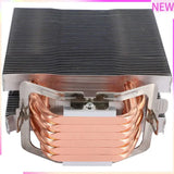 B27B 3X Fanless CPU Cooler 12Cm Fan 6 Copper Heatpipes Fanless Cooling Radiator For LGA 1150/1151/1155/1156/775 AMD