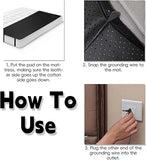 Earthing Grounding Mat Mattress for Sleeping 137x198cm Pad with Grounding Cord Better Sleep Pain Relief Stress Relief Body