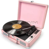 Retro Vinyl Record Electromechanical Turntable  Phonograph  Living Room Decoration  Antique Stereo Home Use Ruby Stylus