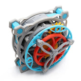 mainspring power device, science museum, children's palace 3D printed tourbillon model, mechanical gear transmission principle