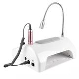Professional Manicure Vacuum Cleaner Women Electric Nail Sander Rechargeable Nails Dust Collector Nail Prosthetic Equipment