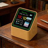Smart WiFi Weather Forecast Station Clock with Temperature Humidity Display Date Clock Weather Station for Home Offices Bedroom