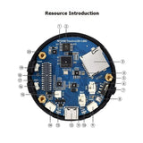 (A32M) RP2350-Touch-LCD-1.85-Inch Round LCD Screen Development Board 360x360 Resolution 65K Color Dual-Core