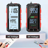 Tooltop Smart True RMS Digital Multimeter 4.8" Large Screen AutoRange AC DC Capacitance Ohm Hz Diode Live Check USB Repair Tools