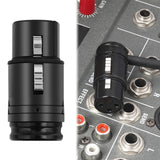 Male To Male/Female To Female Compact XLR Microphone Solder Adapter 90 Degree Right Angle XLR Microphone Audio Cables Connector