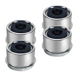 1.98 Inch Trailer Hub Caps(4PCS) Snug-Fit With Rubber Plugs Installation Tool Rust-Resistant Bearing Dust Caps