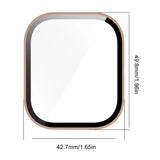 Screen Protector Case with Tempered Glass Protective Cover Anti-Scratch Protector Case for CMF by Nothing Watch Pro Accessories