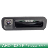For Ford Focus 2 3 Hatchback Sedan 2012 2013 / SW Escort 2015 AHD 1080P Trunk Handle Car Backup Rear View Camera HD Night Vision