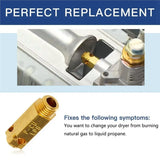 3Pcs 383EEL3002D Dryer LP Conversion Kit For & Kenmore Models Pure Brass, 3 Pcs, Replaces Multiple Part Numbers