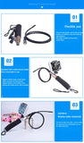 Phone Holder 8mm Lens HD WiFi Borescope Inspection Camera Built-in 8 LED Lights Waterproof