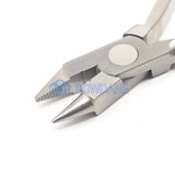 N Lab Ultility Bird Beak Plier Heavy and Serrated Jaw Instruments Wire Bending for Max 0.9mm Wire Laboratory Instruments Tools