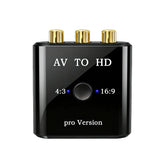 RCA AV To HDMI-compatible Converter AV/CVSB L/R Video Box HD 1080P Support NTSC PAL Output