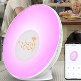 2025 New App Control Gentle Sunrises Wake Up Alarm Clock With WiFi Intelligent Control Multicolored Ambients Lamp For Bedroom