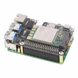 Raspberry Pi 5 PCIe to 4G LTE Module - SIM Card Internet Adapter with Gigabit RJ45 Ethernet