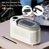 Mini Home Dormitory Office Camping 110V-220V Portable Small Ice Maker 12V Car Cube Ice Automatic Ice Making Box Ice Machine