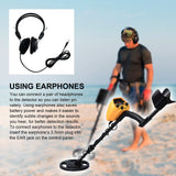 High Precision Metal Detector Underground Gold Treasure Detector Gold, Silver and Copper Treasure Hunter With Earphone