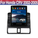 9.7" Vertical Style Tesla Screen Android 14.0 Car Radio For Honda CR-V CRV 2001-2006 Multimedia Player Carplay Navigation GPS