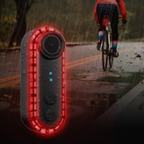 1080P HD 150 Degree Viewing Phone Interconnection Water Proof Bike Rear View Camera Bike Rear Camera Bike Camera with Tail Light