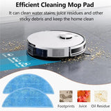 Washable Cleaning Mop Pad Microfiber Mop Cloths For Ilife A30 Pro Vacuum Cleaner Replacement Parts