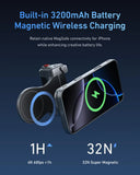 Telesin Master Grip Kit for IPhone 17 Pro/17Pro Max, Magnetic Camera Grip, Built 3200mAh Battery Wireless Charging Cooling Case