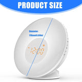 2025 New App Control Gentle Sunrises Wake Up Alarm Clock With WiFi Intelligent Control Multicolored Ambients Lamp For Bedroom