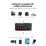 Bluetooth Amplifier Board Hifi Bass Amplifier Subwoofer Audio Karaoke Amplifier Board Speaker Motherboard Easy Install (EU Plug)