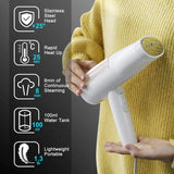 Fabric Wrinkles Remove Mini Portable Garment Handheld Travel Clothes Steamer Iron for Home Office