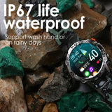K59 Sports Smartwatch 1.43 Inch AMOLED Screen Integrated Zinc-alloy BT Calls IP67 Waterproof Montion Track