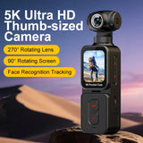 Action Cameras Anti-shake Sports Cam Face Detect Auto Rotative Pocket Camcorder Digital Vlog Camera Video Recorder